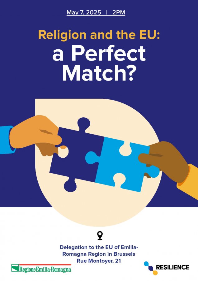 Image Event van RESILIENCE in Brussel: ‘Religion and the EU: a perfect Match?’ – 07 mei 2025 (14:00-17:00 uur)